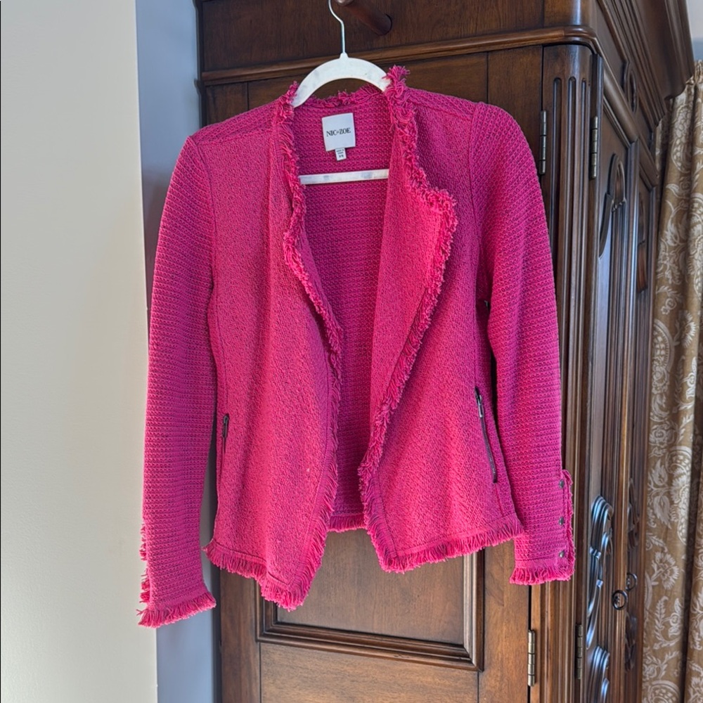 NIC+ZOE Pink Blazer with Tailored Look